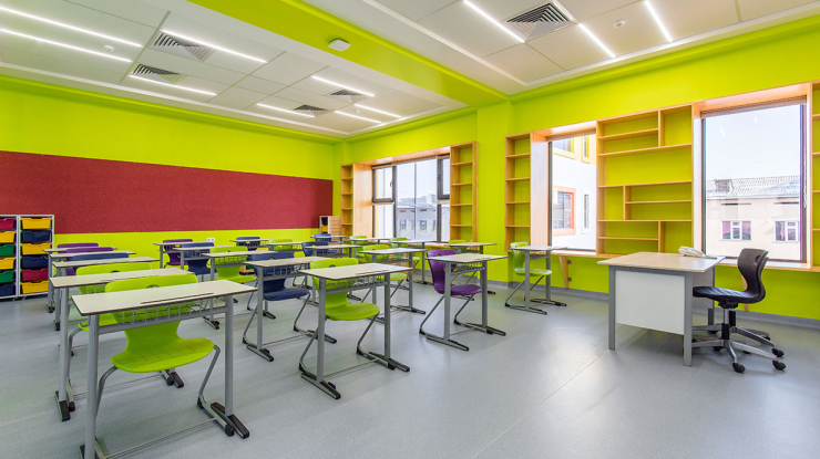 Enchanting Oxbridge International School in Tashkent with KRAFT Led lighting system